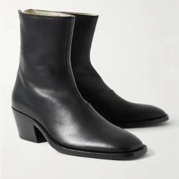 Acne Studios Square Toe Leather Boot Size US 8 EU 41 - Picture 15 of 15